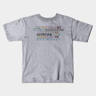 Covert Narcissism Kids T-Shirt